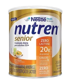Nutren Senior Sem Sabor Zero Lactose Suplemento Alimentar 740g