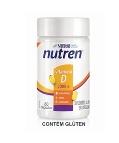 Nutren Vitamina D 2000ui 60 Capsulas Moles Nestlé