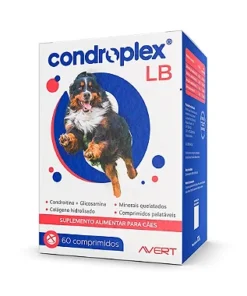 Suplemento Alimentar Avert Condroplex lb com 60 Comprimidos - 120