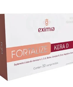 Suplemento Vitamínico Exímia Fortalize Kera D com 30 comprimidos