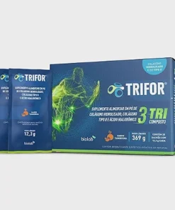 Trifor Colágeno Hidrolisado + Ácido Hialurônico c/30 Sachês